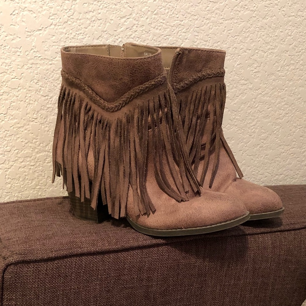 Fringe Booties